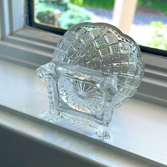 Fostoria glass  open salt cellar for Avon 1960 - Picture 3 of 3